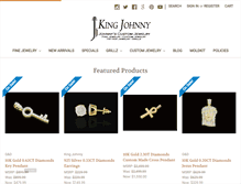 Tablet Screenshot of johnnyscustomjewelry.com